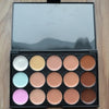 15 Colors Contour Palette And Powder Brush